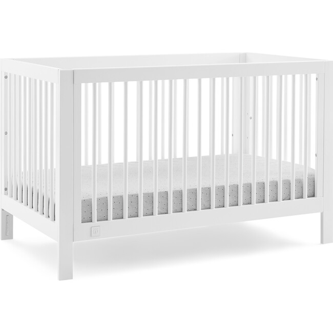 Charlie 6-In-1 Convertible Crib, White