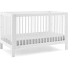 Charlie 6-In-1 Convertible Crib, White - Cribs - 1 - thumbnail