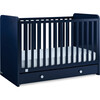 Graham 4-In-1 Convertible Crib With Storage Drawer, Blue - Cribs - 1 - thumbnail