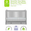 Graham 4-In-1 Convertible Crib With Storage Drawer, Grey - Cribs - 3