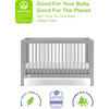 Charlie 6-In-1 Convertible Crib, Grey - Cribs - 3