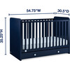 Graham 4-In-1 Convertible Crib With Storage Drawer, Blue - Cribs - 4