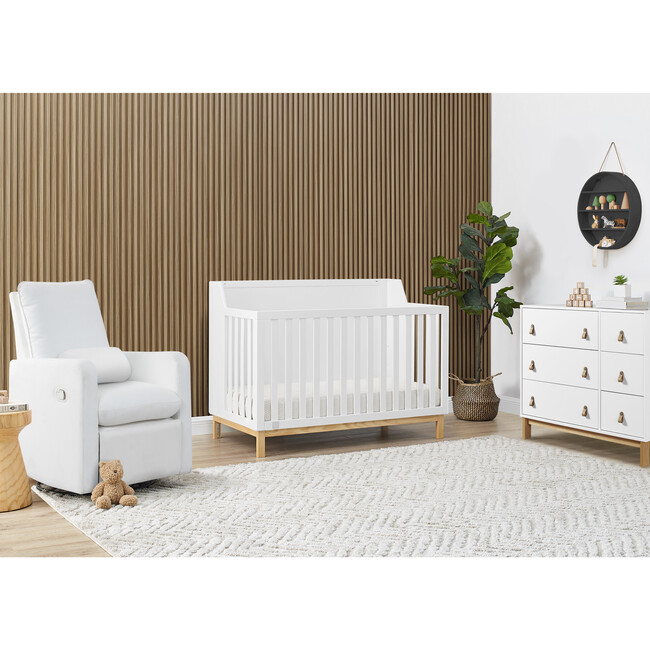 Oxford 6-In-1 Convertible Crib, White - Cribs - 6