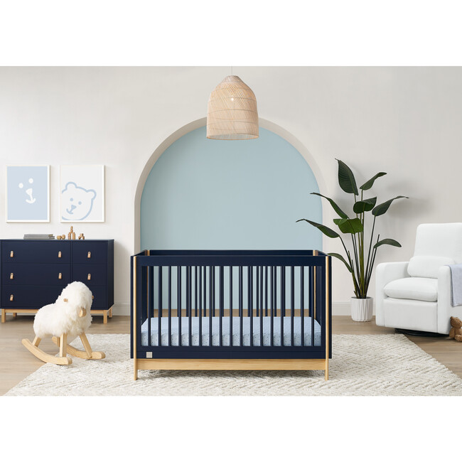 Tate 4-In-1 Convertible Crib, Blue - Cribs - 6