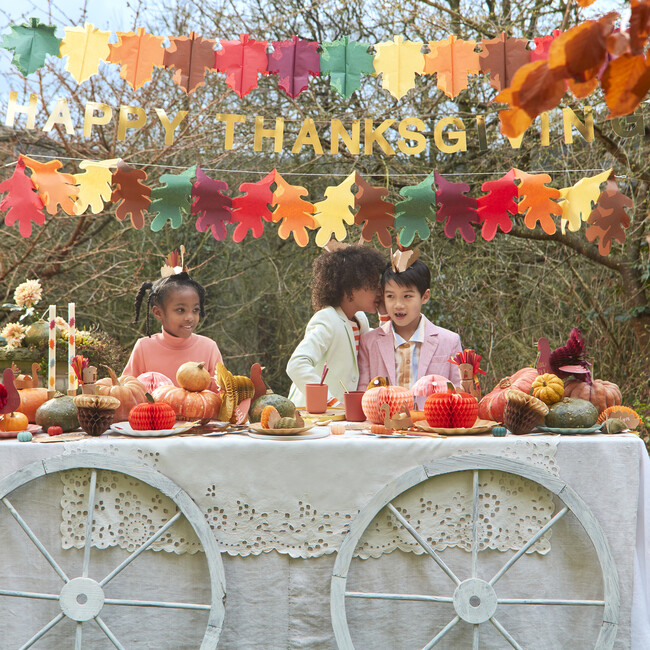 Tissue Paper Thanksgiving Garland - Garlands - 2