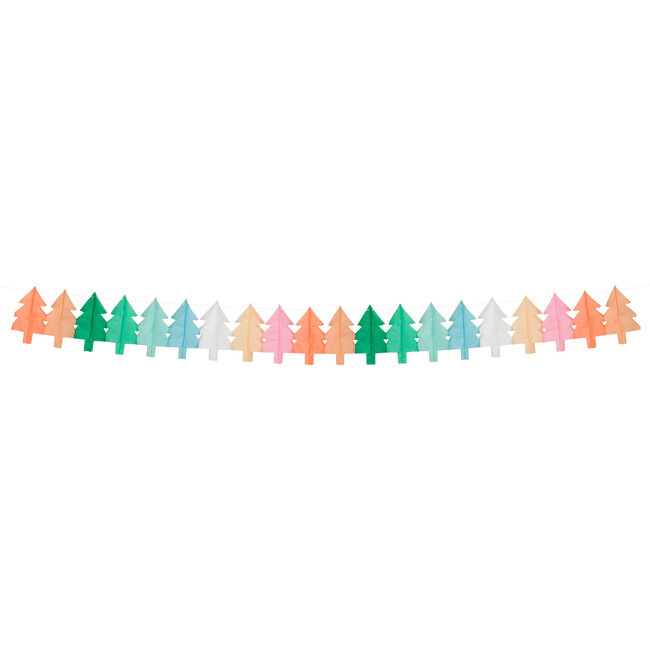 Tissue Paper Christmas Tree Garlands - Garlands - 3