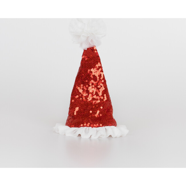 Sequin Santa Hat Hair Clip - Hair Accessories - 3