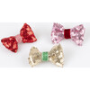 Sequin & Velvet Mini Bow Hairclips - Hair Accessories - 4
