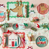 Reindeer With Raffia Bow Plates - Party - 2