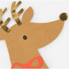 Reindeer With Red Bow Napkins - Party - 3