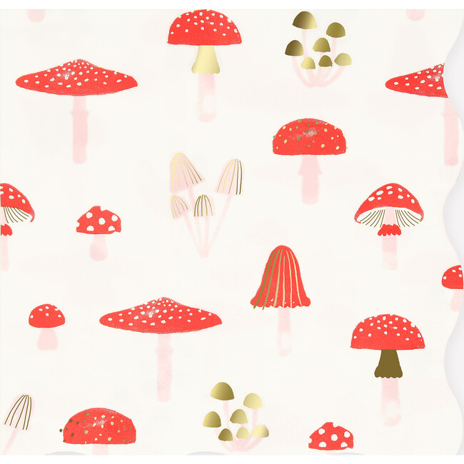 Merry Mushrooms Large Napkins