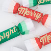 Merry & Bright Christmas Crepe Crackers - Favors - 4