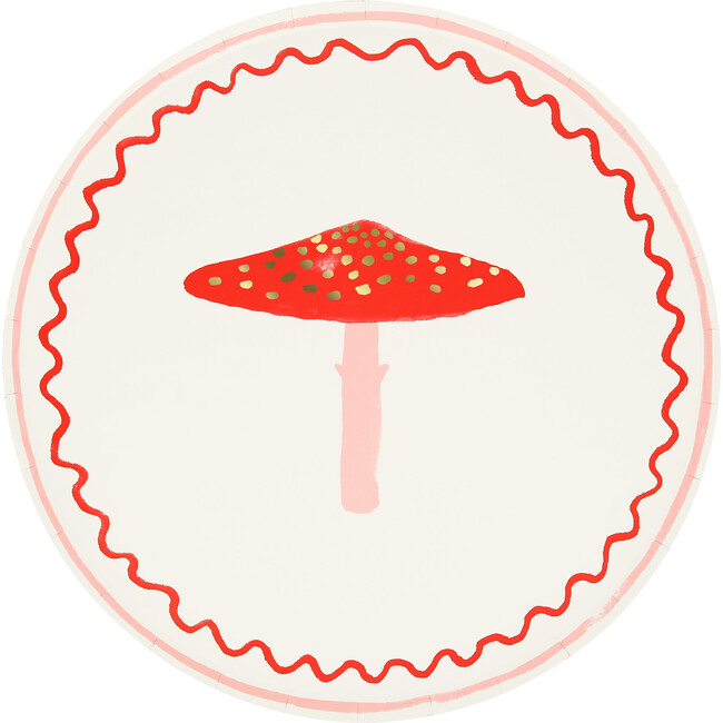 Merry Mushrooms Side Plates - Party - 4