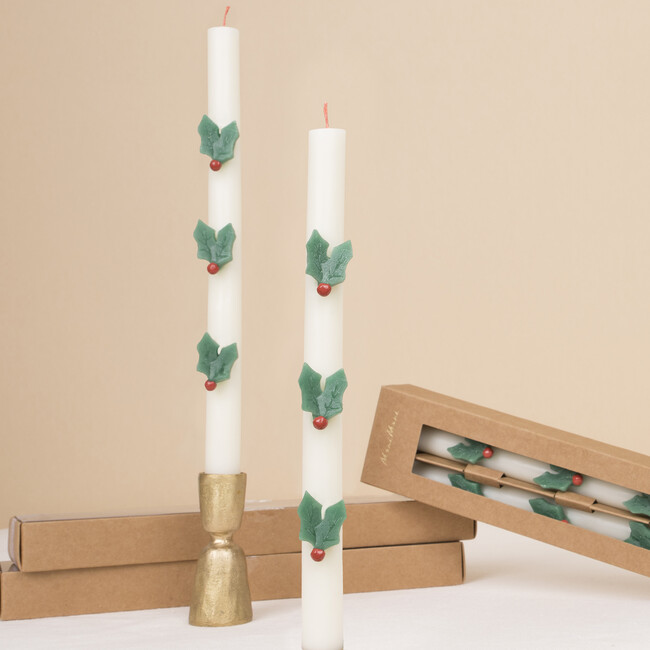 Holly Table Candles - Candles - 2