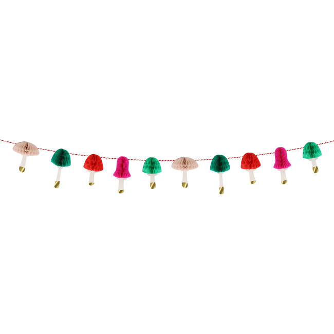 Honeycomb Mushrooms Mini Garland - Garlands - 4