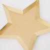 Gold Foil Star Plates - Party - 2