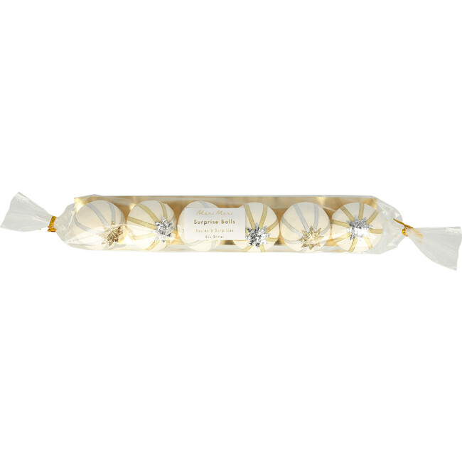 Gold & Silver Surprise Balls - Favors - 5