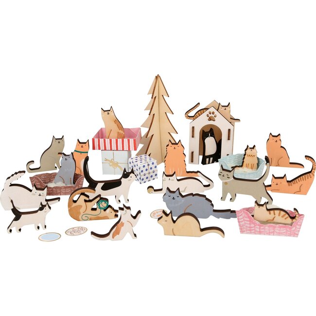 Cat Advent Calendar Suitcase