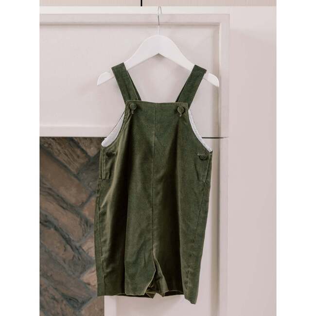 Baby Olive Buganvilla Velvet Dungarees - Overalls - 6