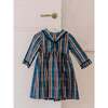 Blue Tartan Mierya Taffeta Girl A-Line Dress - Dresses - 2