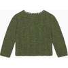 Light Olive Mela Merino Girl Cardigan - Cardigans - 2