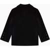 Black Fiesta Velvet Boy Jacket - Coats - 4