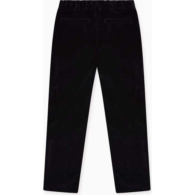 Black Elio Velvet Boy Pants - Pants - 4