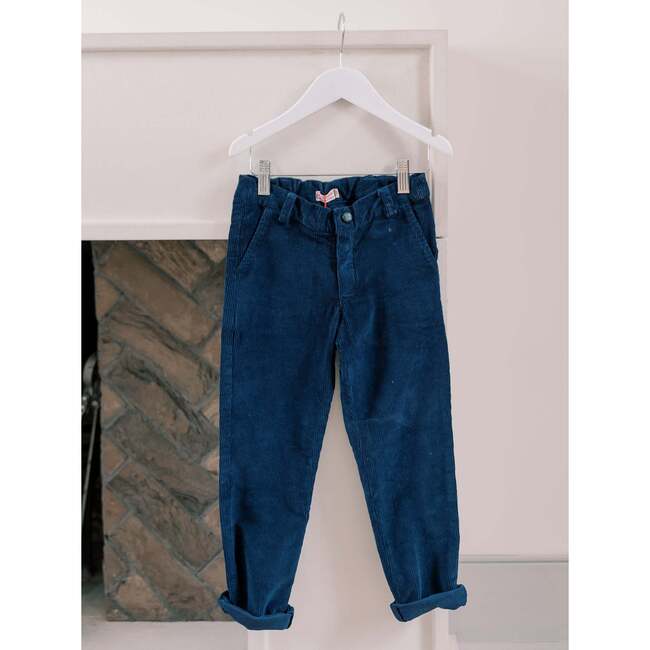 Navy Reinaldo Corduroy Boy Trousers - Shorts - 2