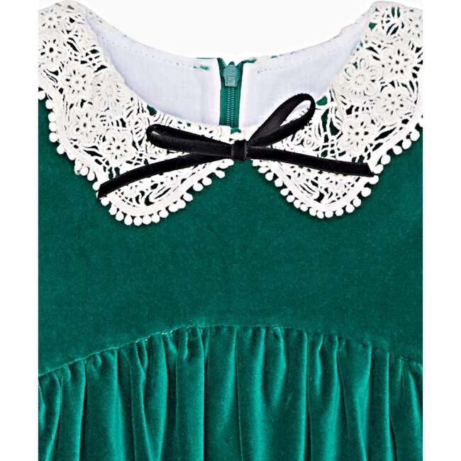 Emerald Antonella Velvet Girl Dress - Dresses - 2