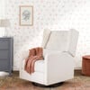 Everly Recliner and Swivel Glider, Cream Eco-Weave - Nursery Chairs - 2