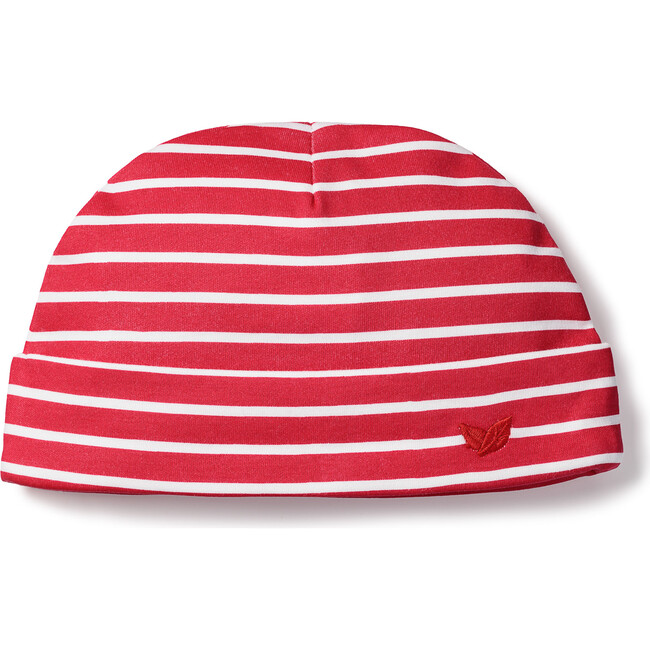 Pima Cotton Hat, Red Stripes