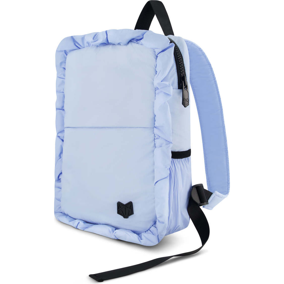 The Troops Piped Ruffle Small Backpack, Blue - Bags - 1
