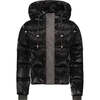 The  Magic Mangave High Collar Hood Bomber Jacket, Euphoric Noir & Grey - Puffers & Down Jackets - 2