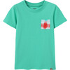 Short Sleeve Pocket Tee, Green - T-Shirts - 1 - thumbnail