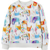 Watercolor Elephant Sweatshirt, Multi - Sweatshirts - 1 - thumbnail