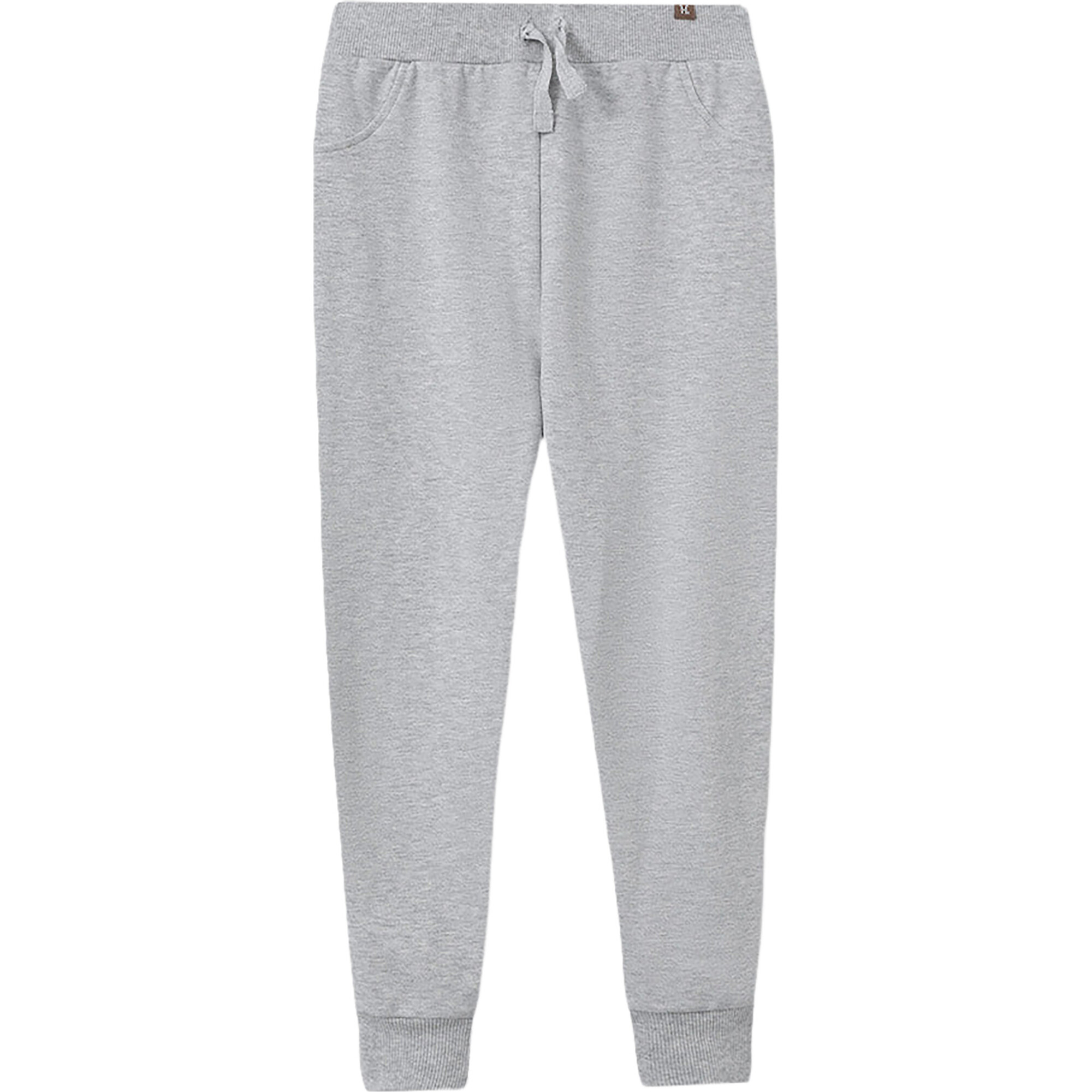 Creased Pants with Drawstring - Gray melange - Ladies | H&M US