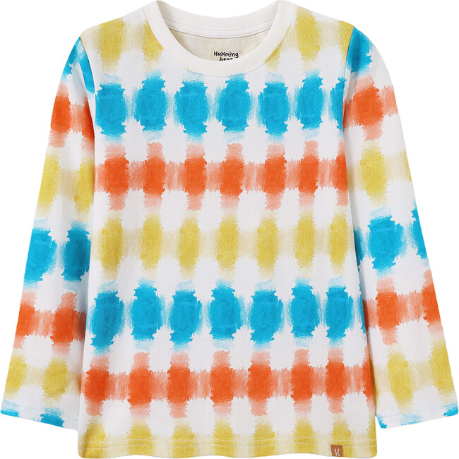 Colorburst Stripes Long Sleeve Tee, Multi