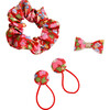 Liberty of London Christmas Hair Accessory Bundle, Betsy Star Red - Hair Accessories - 1 - thumbnail