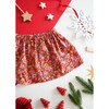 Liberty of London Girls Christmas Elasticated Skirt, Betsy Star Red - Skirts - 3