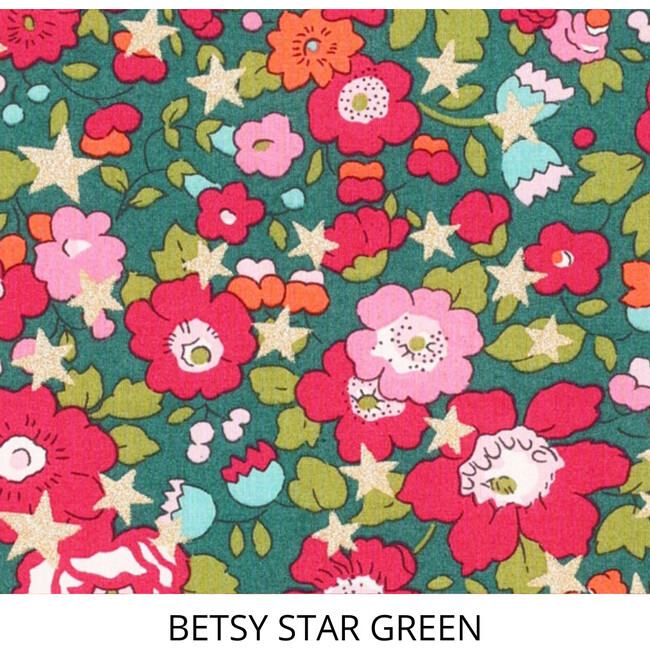 Liberty of London Christmas Hair Accessory Bundle, Betsy Star Green - Hair Accessories - 3