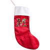 Liberty of London Children's Personalised Christmas Stocking, Red - Stockings - 1 - thumbnail