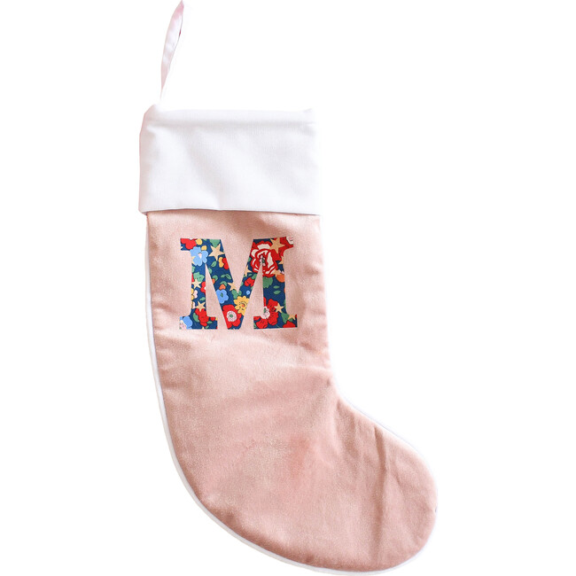 Liberty of London Children's Personalised Christmas Stocking, Pink