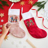 Liberty of London Children's Personalised Christmas Stocking, Red - Stockings - 3