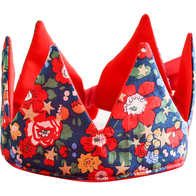 Liberty of London Children's Christmas Crown, Betsy Star Navy