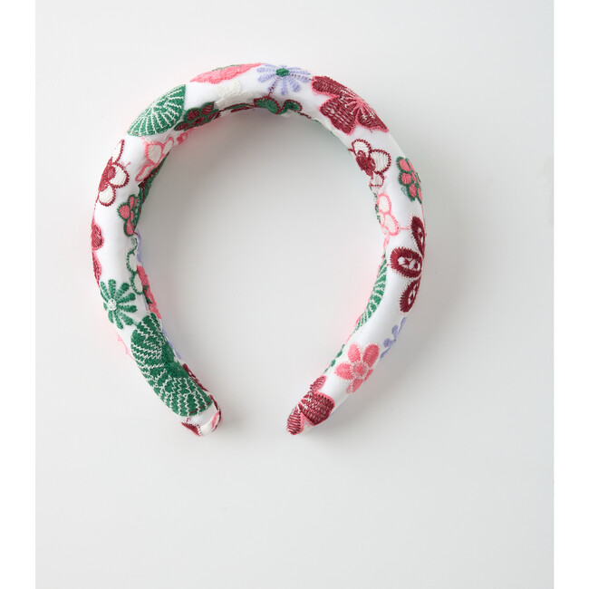 Everlee Embroidered Headband, Multicolors