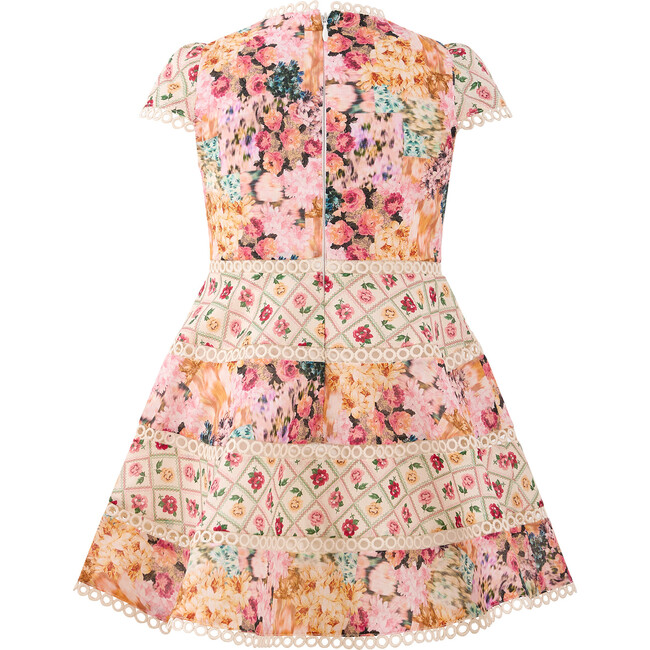 Baby Lilah Floral Print Short Sleeve Mini Dress, Multicolors - Dresses - 2