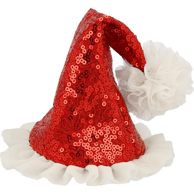 Sequin Santa Hat Hair Clip - Hair Accessories - 1