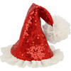 Sequin Santa Hat Hair Clip - Hair Accessories - 1 - thumbnail