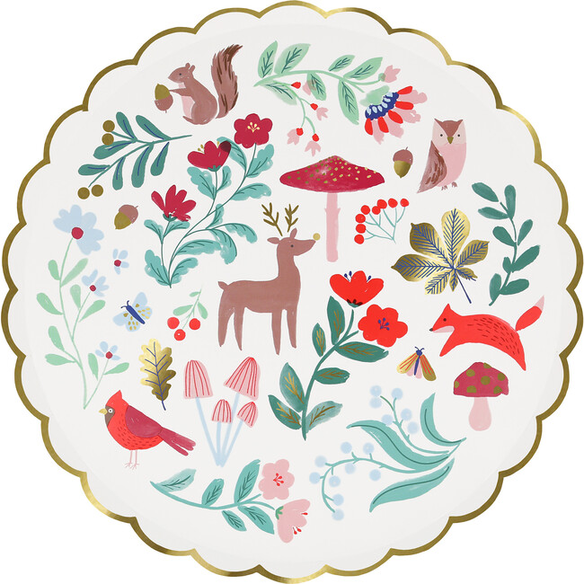 Winter Woodland Dinner Plates - Party - 1