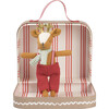 Reindeer Mini Doll & Suitcase - Soft Dolls - 1 - thumbnail